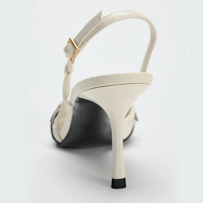 Eleganza Bianco e Nero Heels